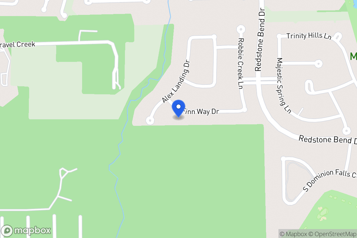 Map of 7510 Finn Way Dr, Humble