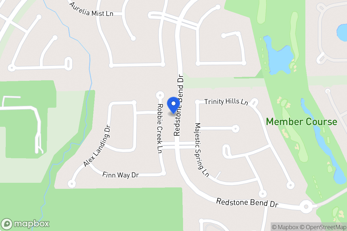 Map of Redstone Bend Dr, Humble