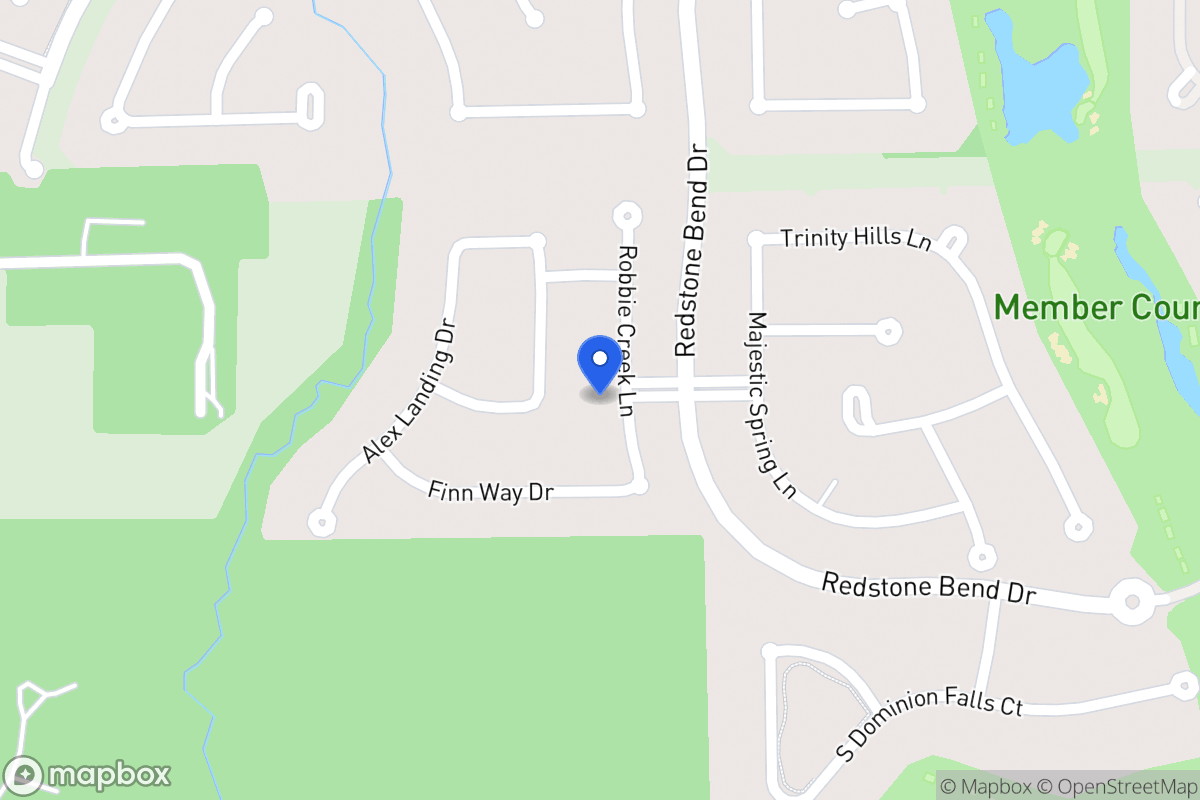 Map of 13915 Robbie Creek Ln, Humble
