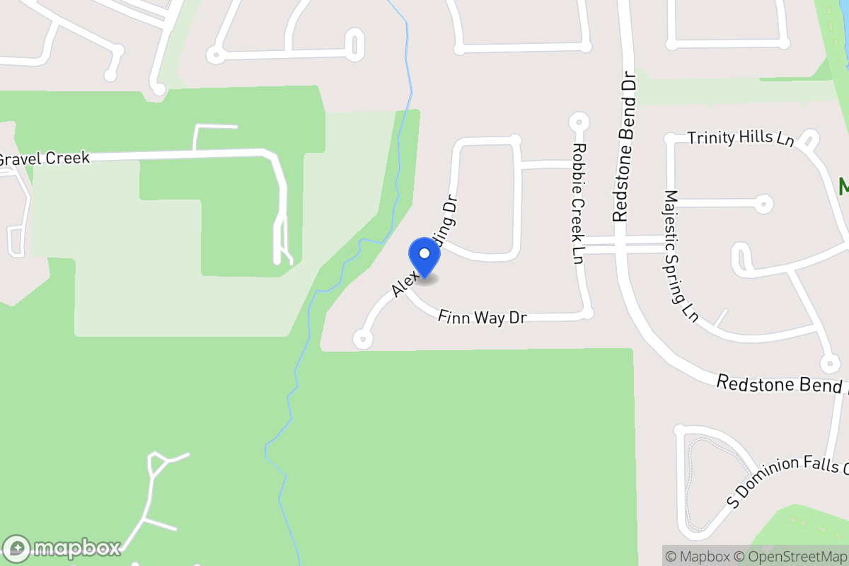 Map of 7503 Finn Way Dr, Humble