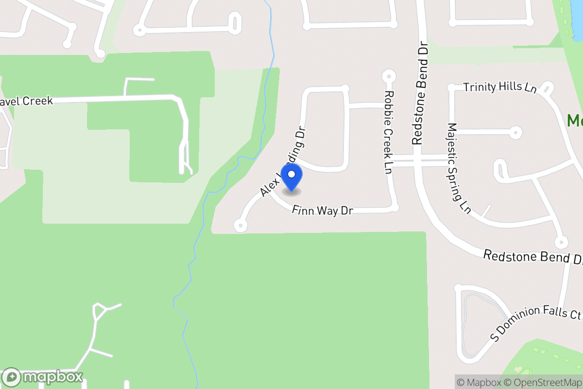 Map of 7507 Finn Way Dr, Humble