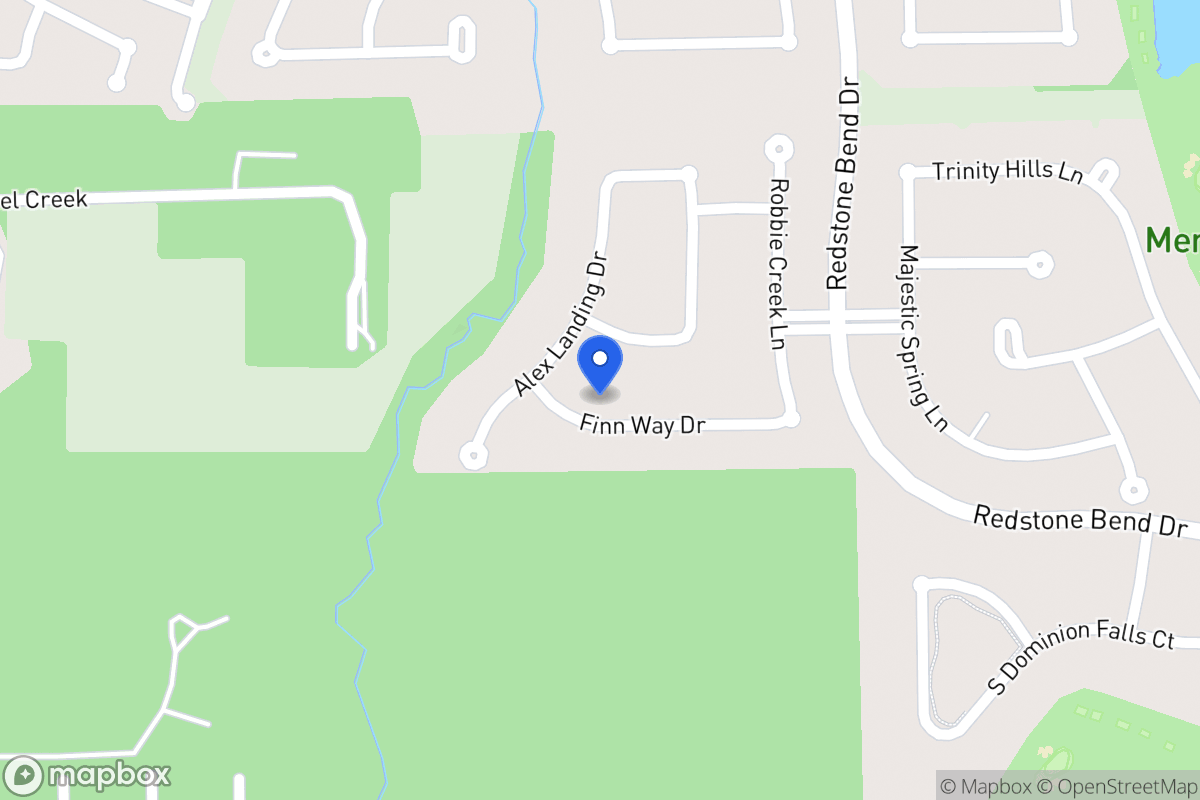 Map of 7511 Finn Way Dr, Humble