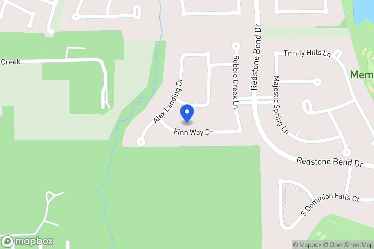 Map of 7515 Finn Way Dr, Humble