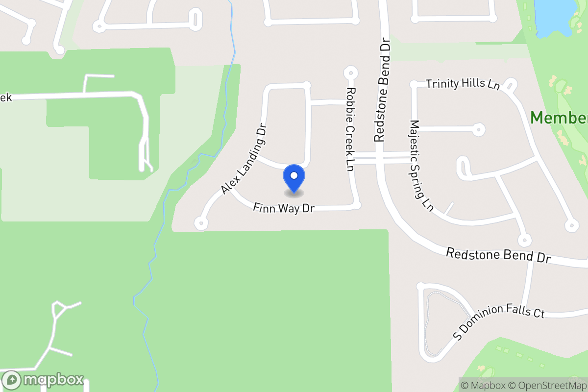 Map of 7523 Finn Way Dr, Humble
