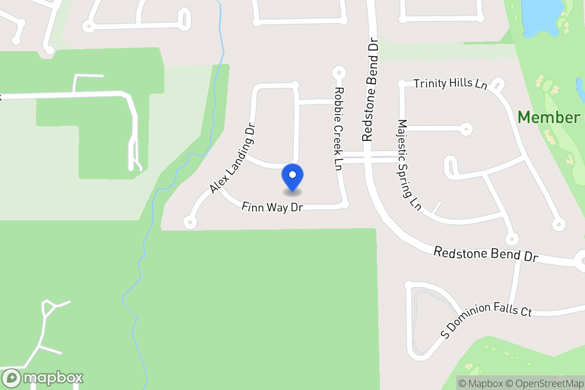Map of 7603 Finn Way Dr, Humble