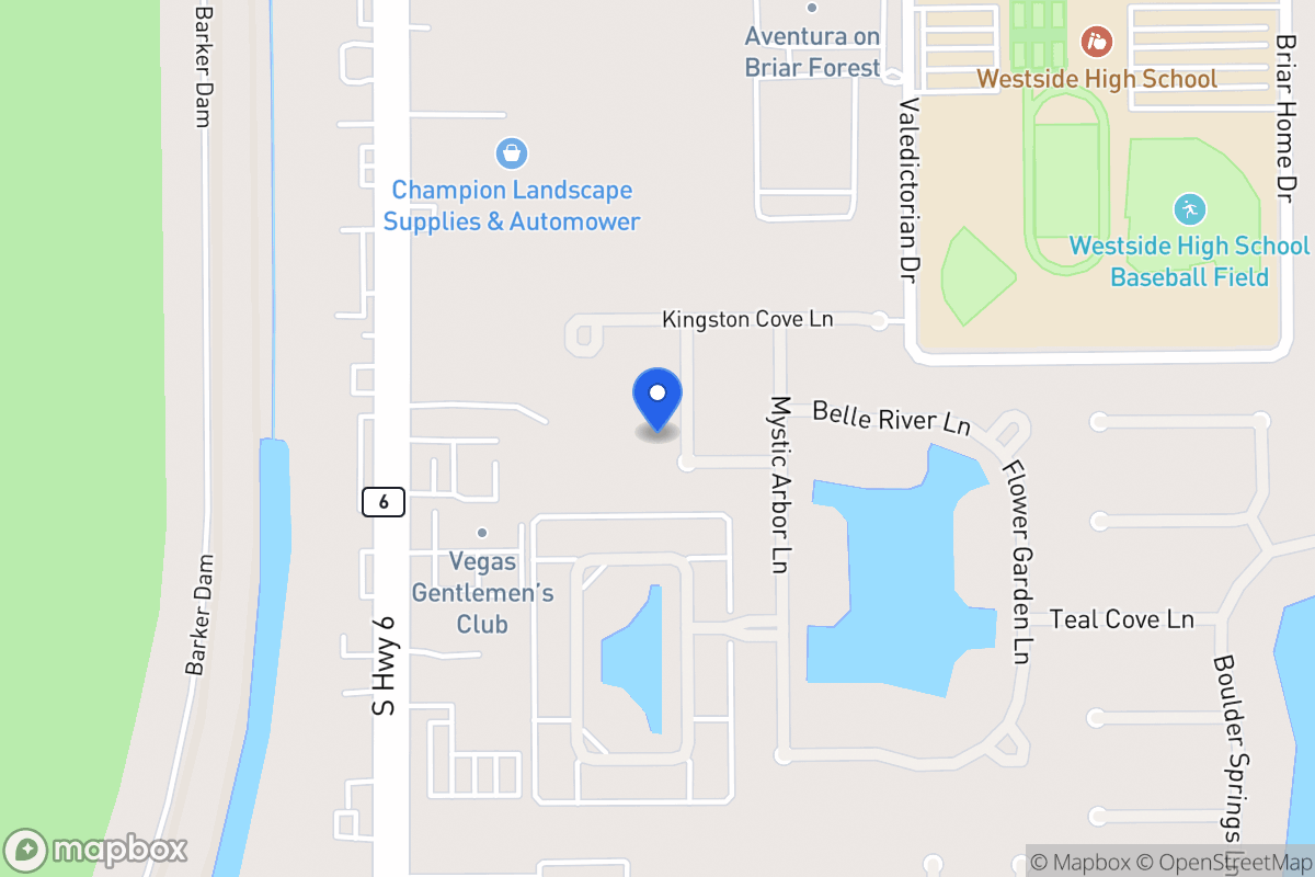 Map of 1822 Jade Hollow Ln, Houston