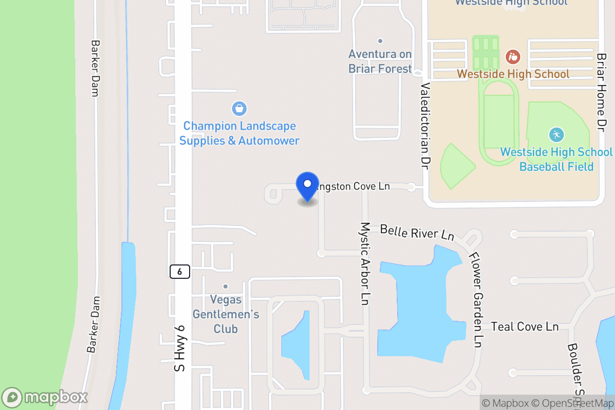 Map of 1806 Jade Hollow Ln, Houston