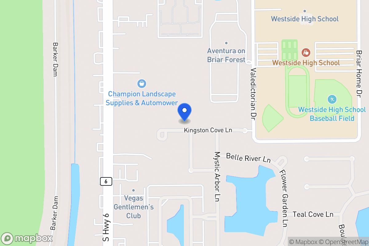 Map of 14422 Kingston Cove Ln, Houston