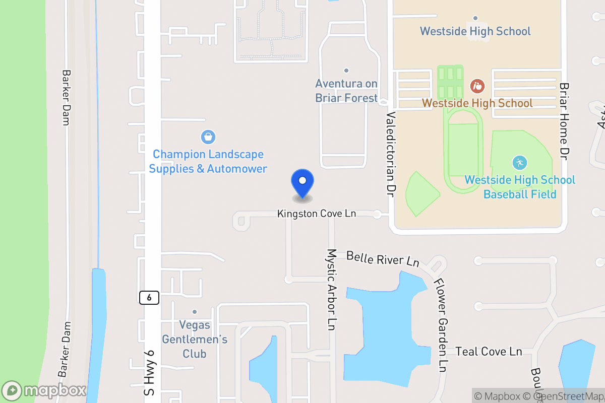 Map of 14410 Kingston Cove Ln, Houston