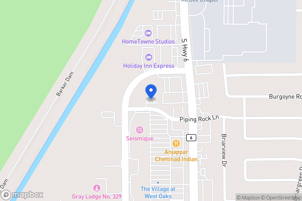 Map of 14750 Piping Rock Ln, Houston