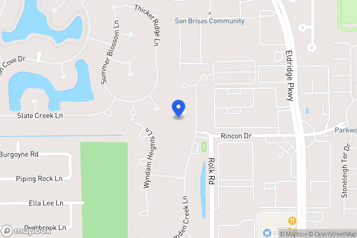 Map of 13611 Milan Meadow Ct, Houston