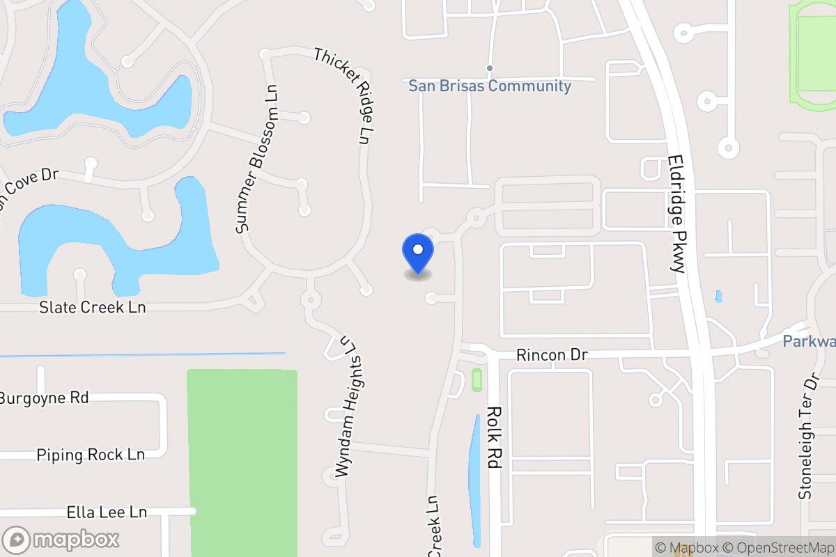 Map of 13606 Milan Meadow Ct, Houston