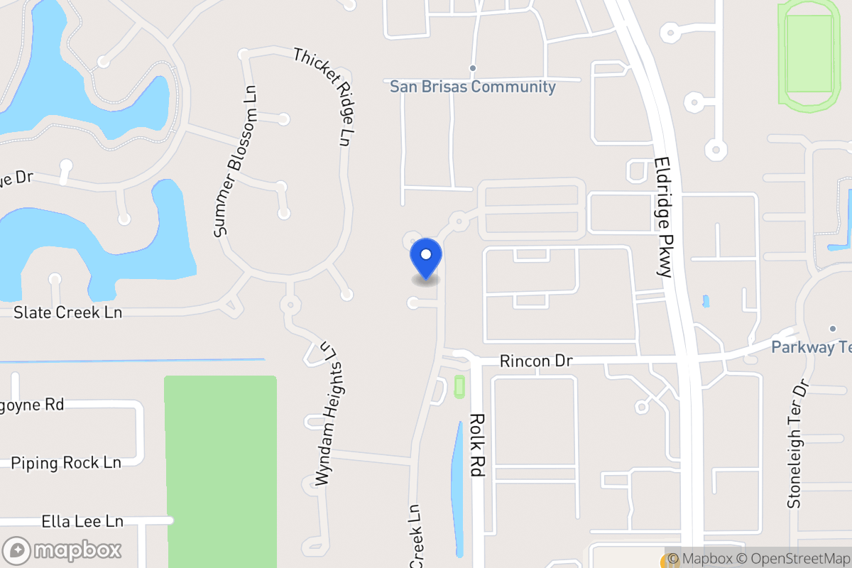 Map of 13602 Milan Meadow Ct, Houston