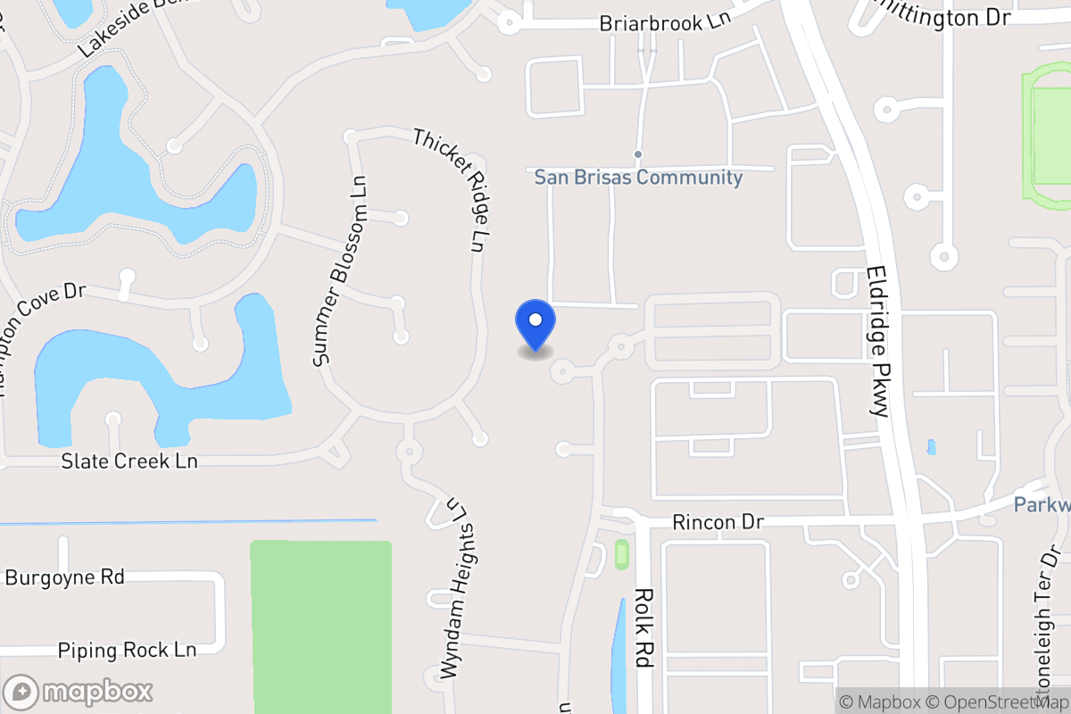 Map of 13614 Westin Hills Ct, Houston