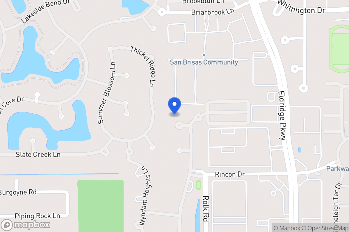 Map of 13610 Westin Hills Ct, Houston