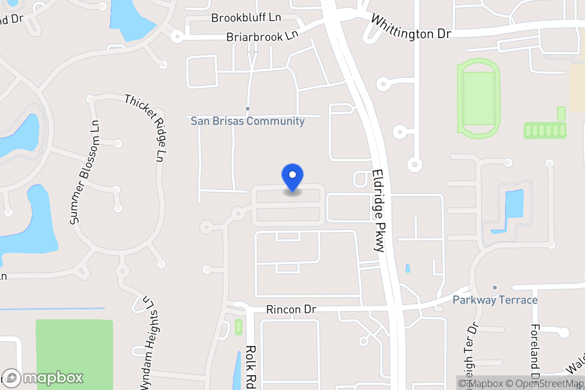 Map of 13414 Preston Cliff Ct, Houston