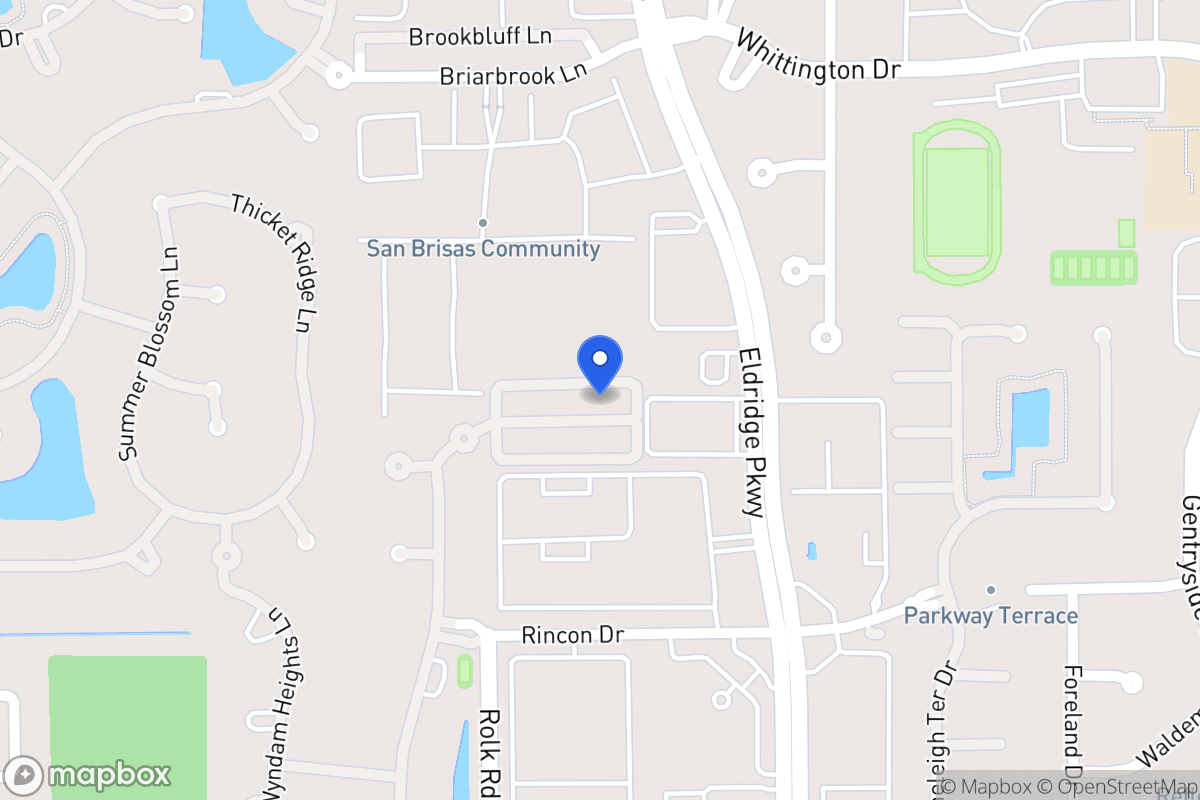 Map of 13408 Preston Cliff Ct, Houston
