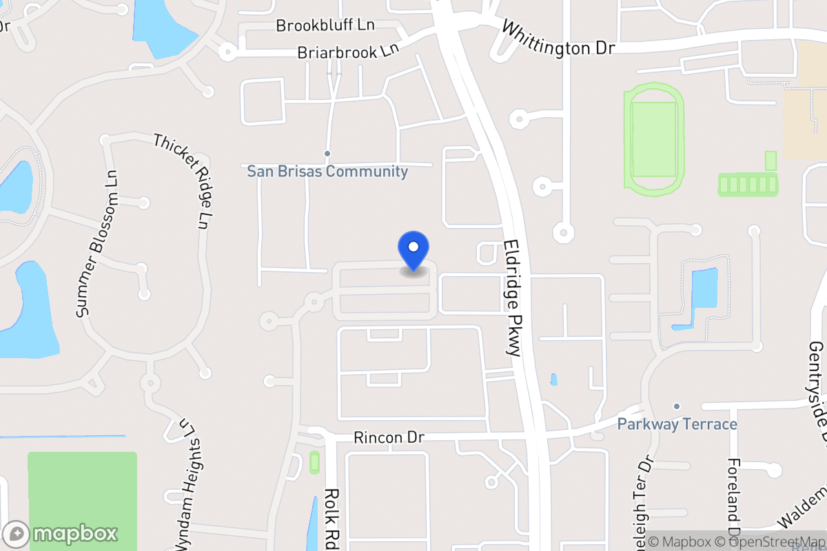 Map of 13406 Preston Cliff Ct, Houston
