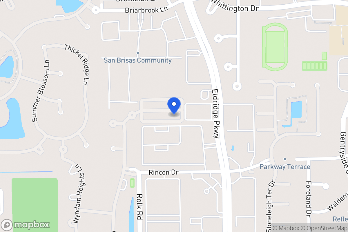 Map of 13407 Preston Cliff Ct, Houston