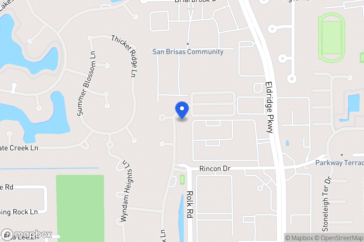 Map of 2103 Camden Creek Ln, Houston