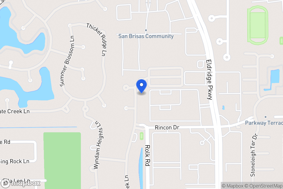 Map of 2107 Camden Creek Ln, Houston