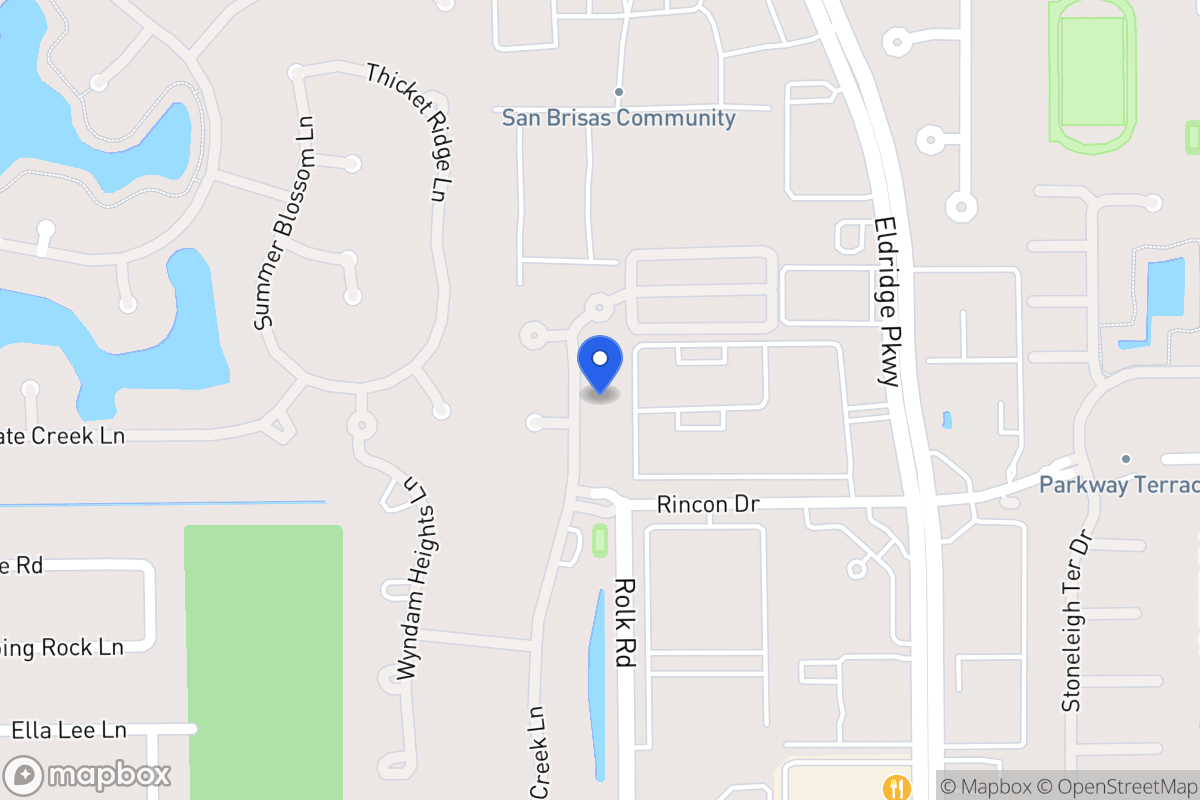 Map of 2115 Camden Creek Ln, Houston