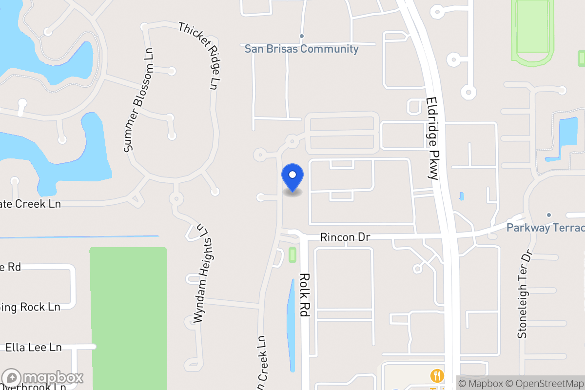 Map of 2119 Camden Creek Ln, Houston
