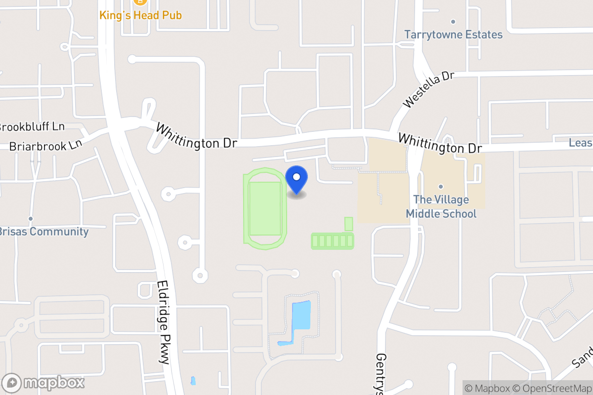 Map of 13115 Whittington Dr, Houston