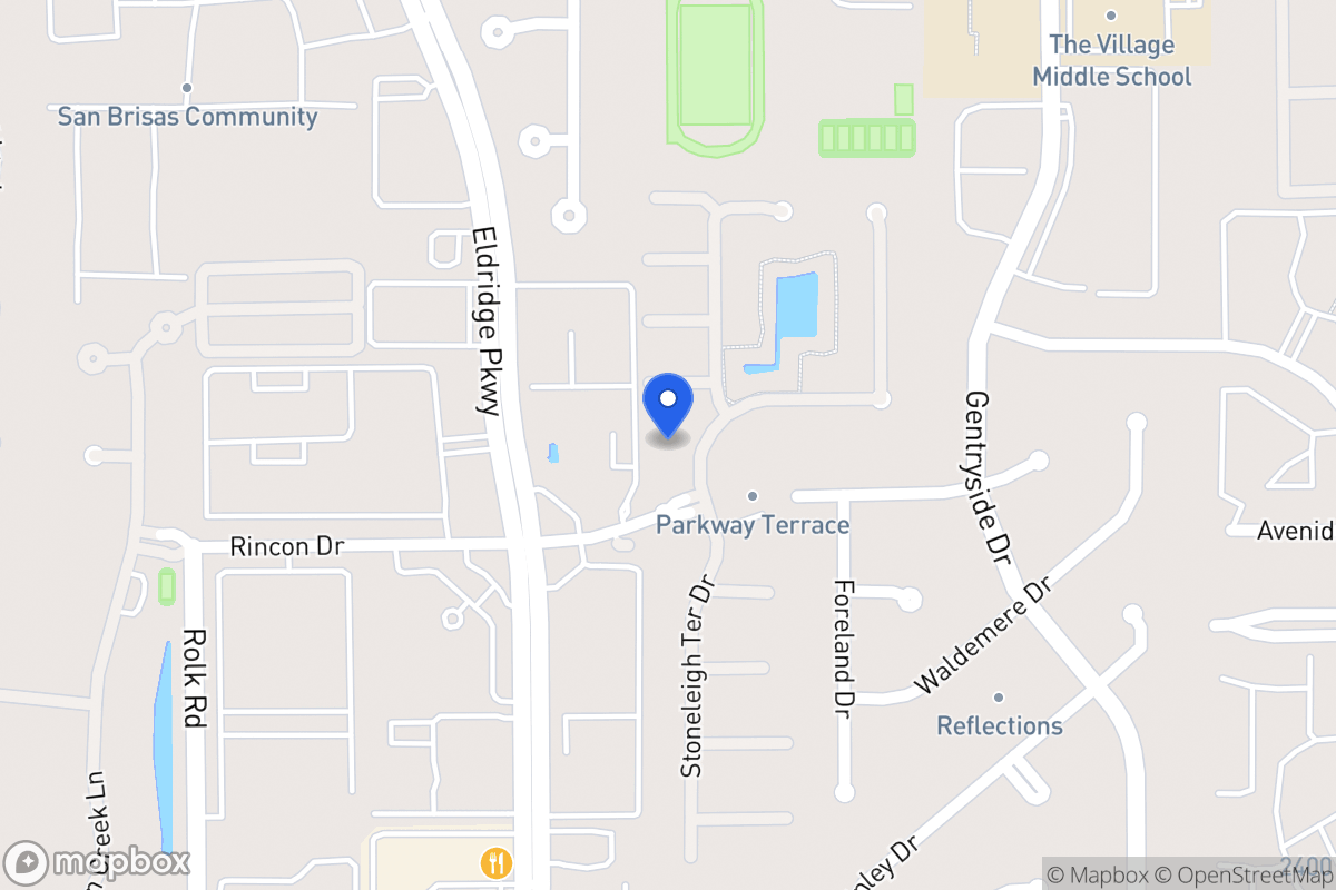 Map of 13208 Stoneleigh Terrace Dr, Houston