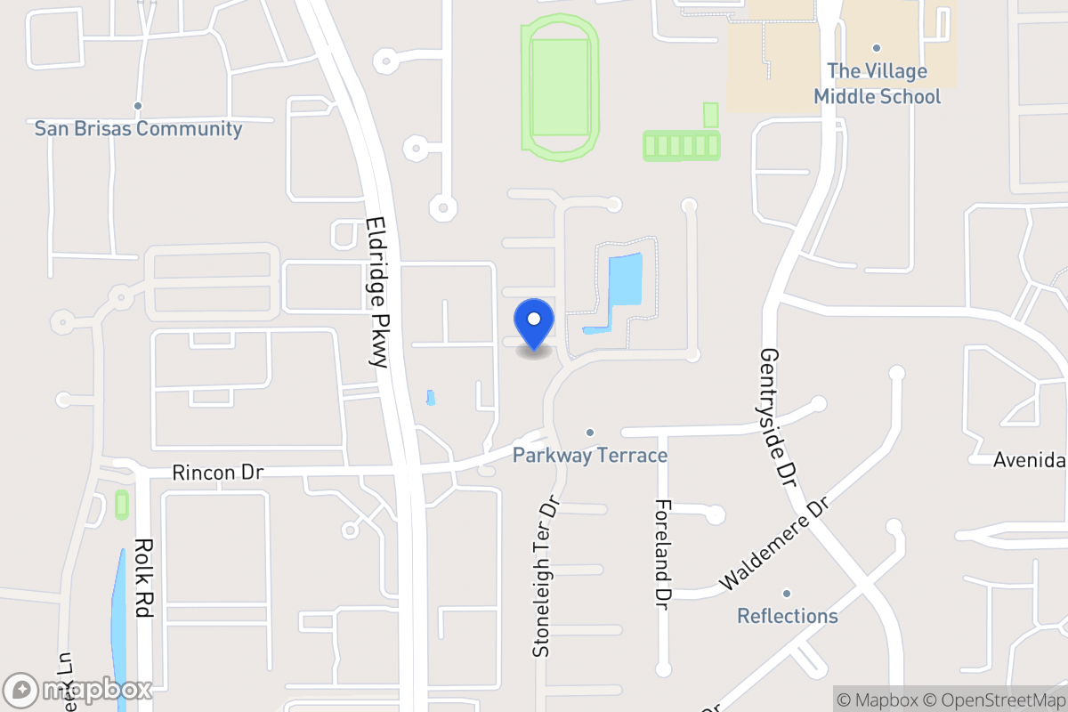 Map of 13209 Exmoor Terrace Dr, Houston