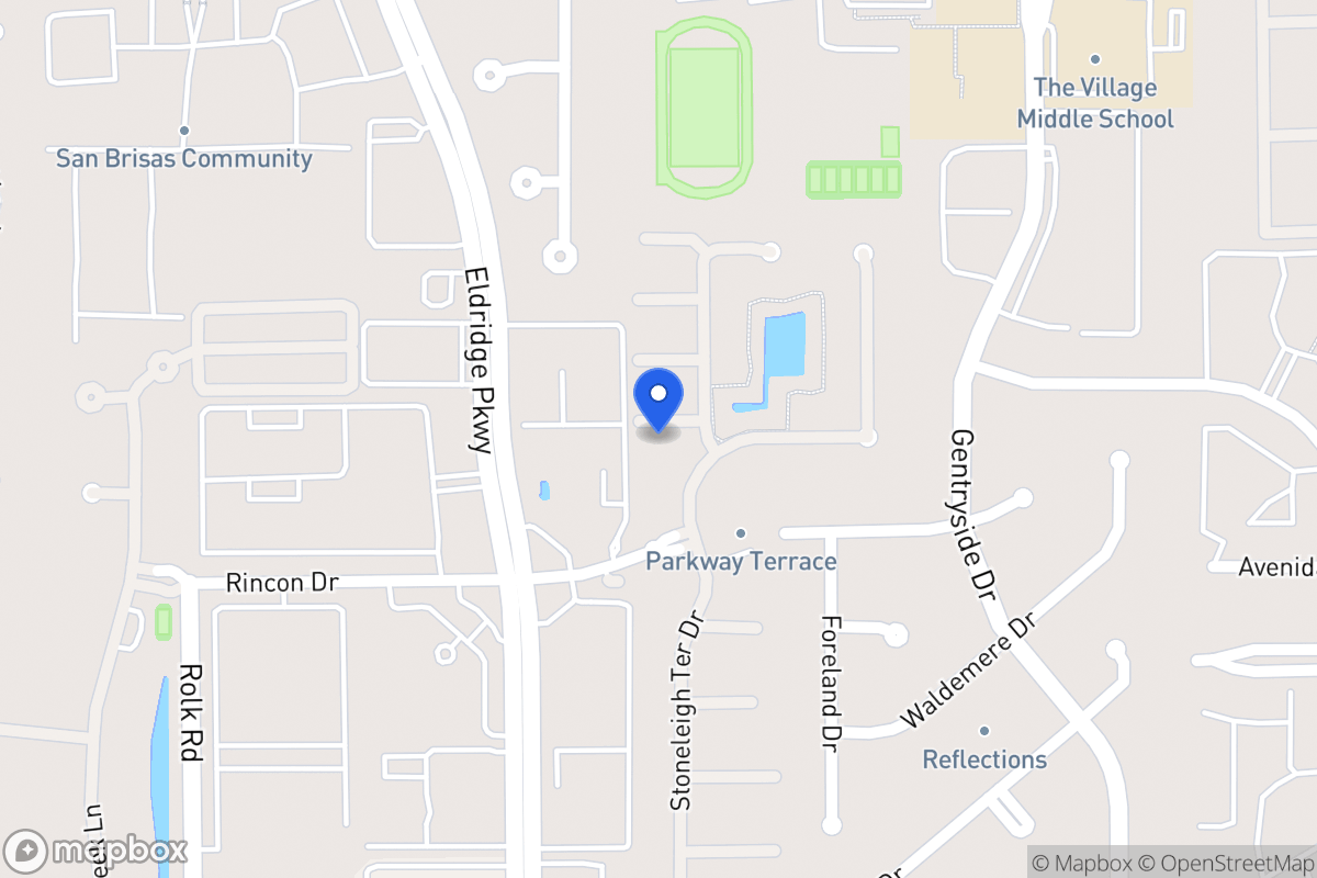 Map of 13213 Exmoor Terrace Dr, Houston
