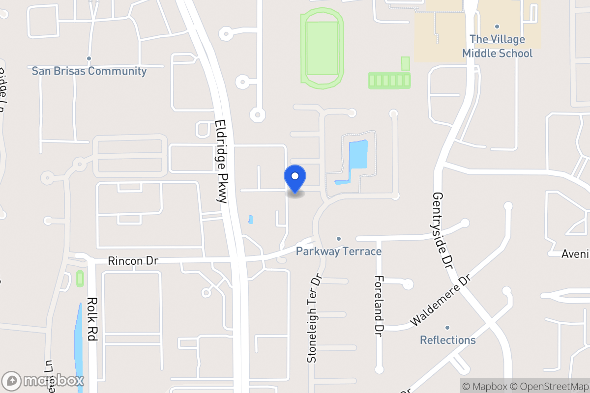 Map of 13217 Exmoor Terrace Dr, Houston