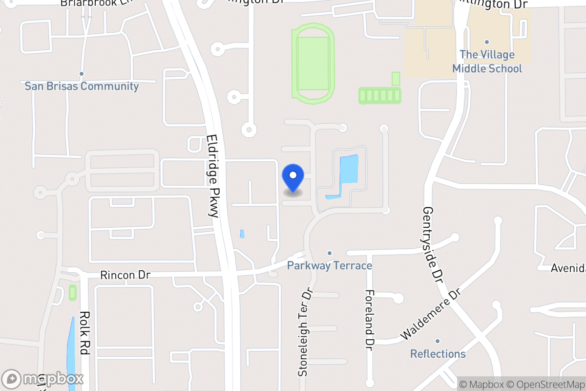 Map of 13212 Exmoor Terrace Dr, Houston