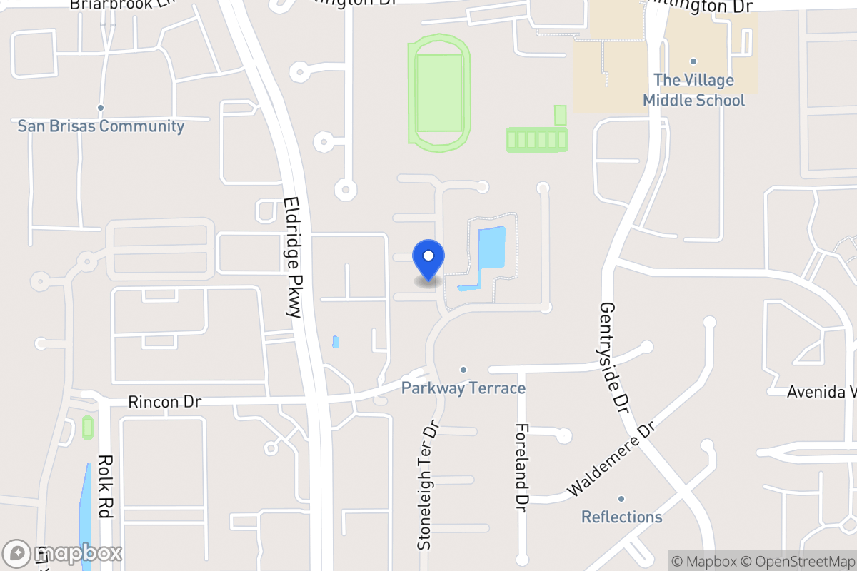 Map of 13204 Exmoor Terrace Dr, Houston