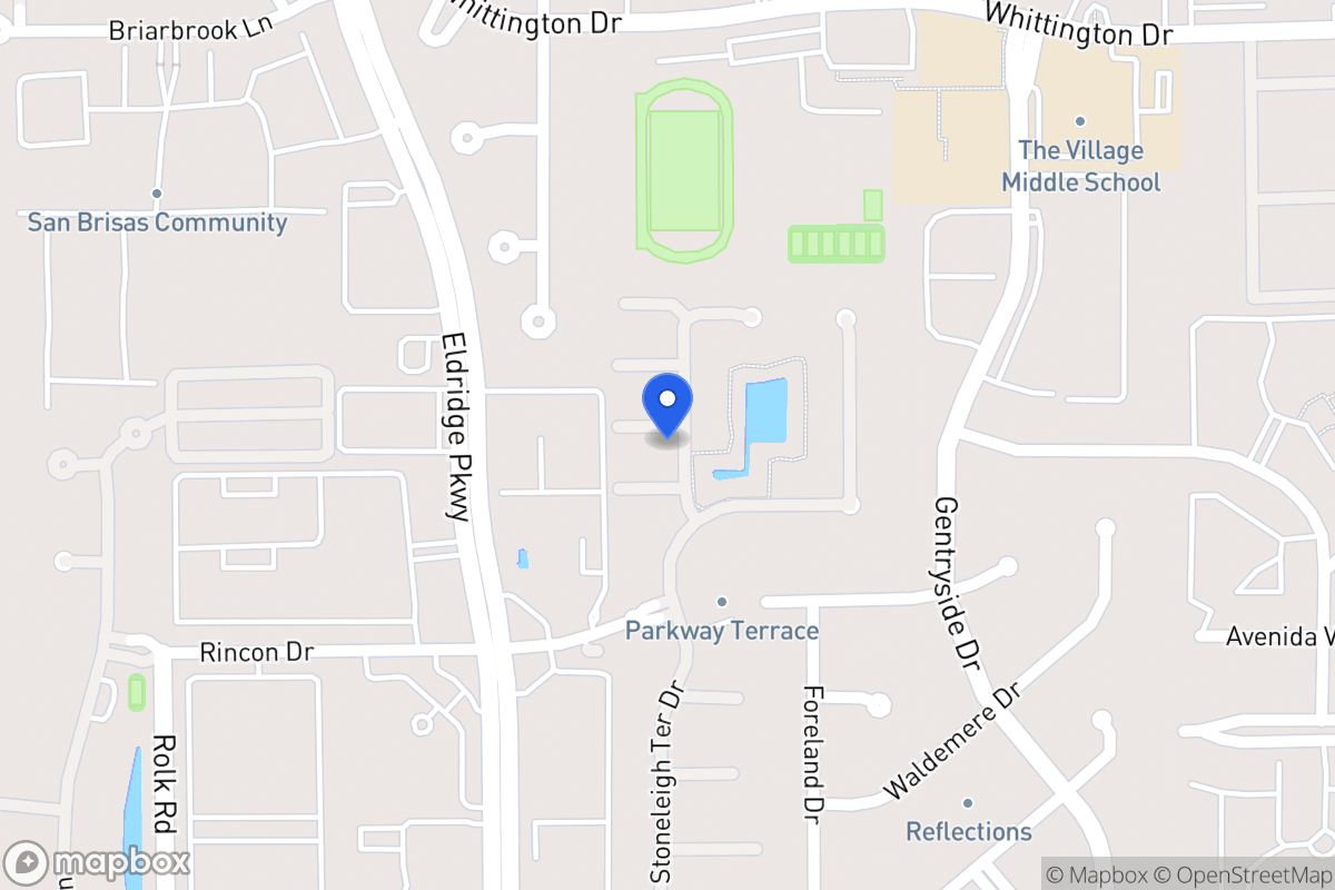 Map of 13205 Green Hills Dr, Houston