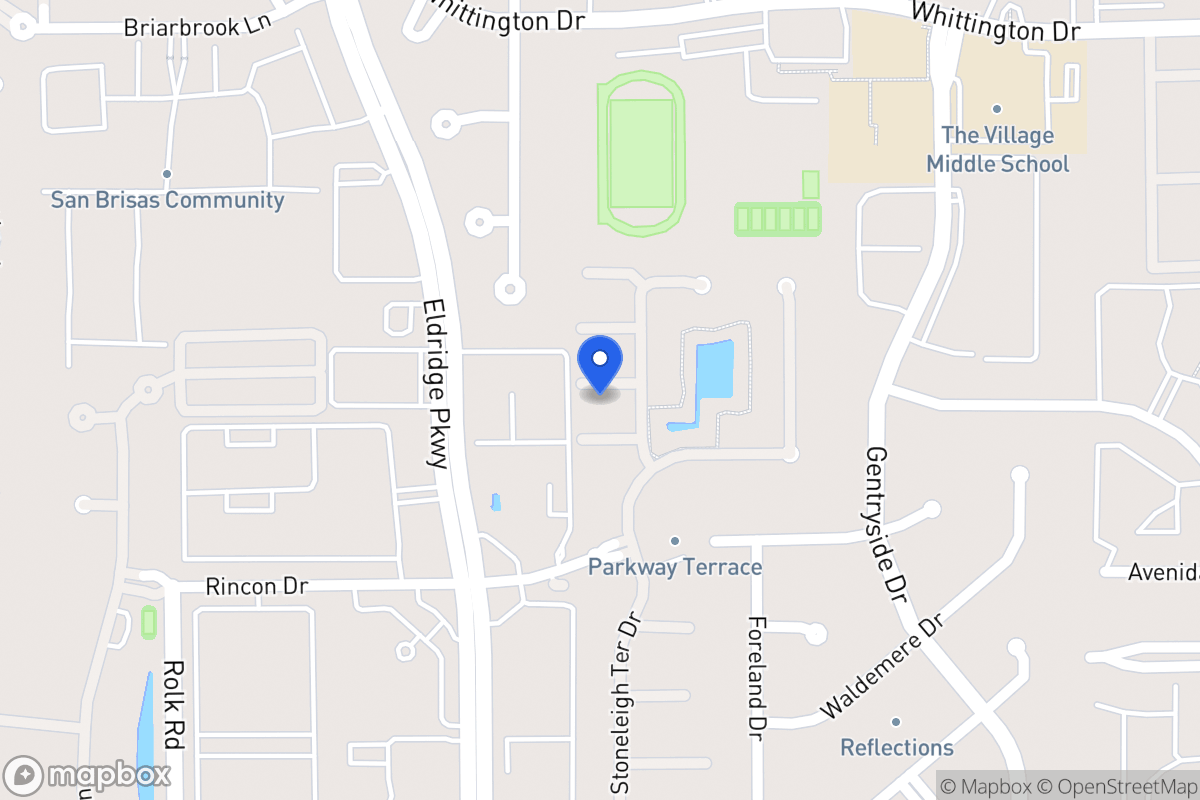 Map of 13213 Green Hills Dr, Houston