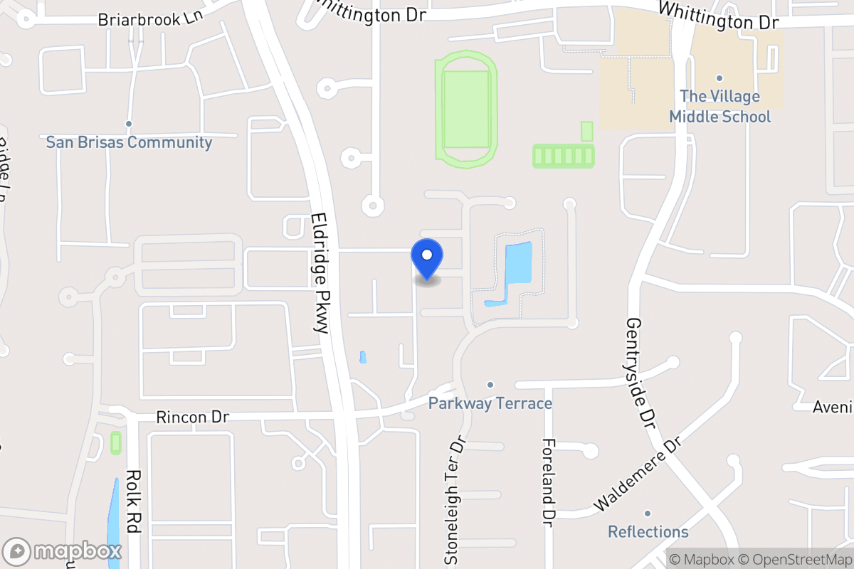 Map of 13217 Green Hills Dr, Houston