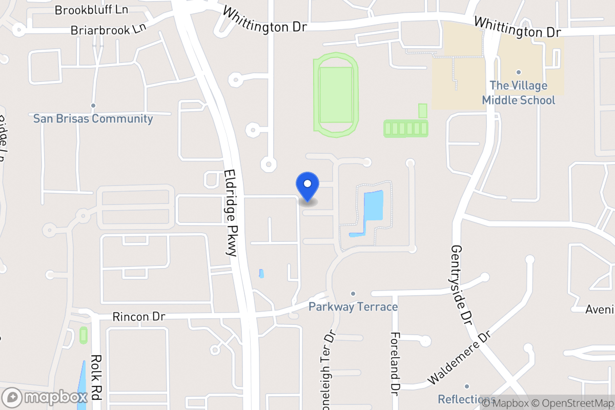 Map of 13216 Green Hills Dr, Houston