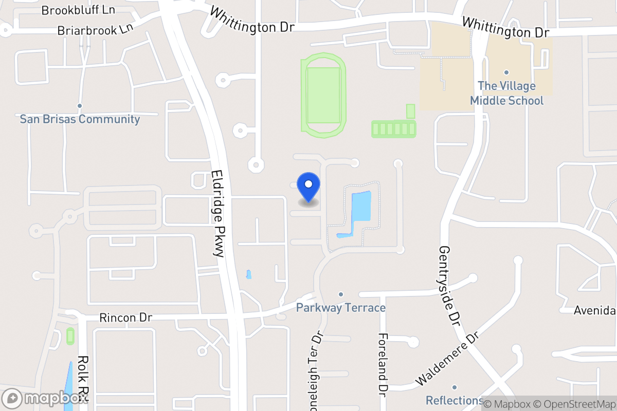 Map of 13208 Green Hills Dr, Houston