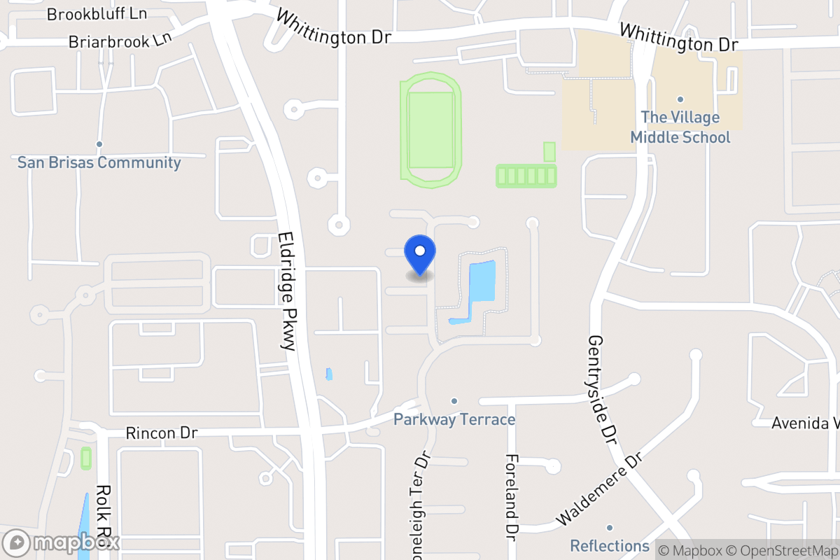 Map of 13204 Green Hills Dr, Houston