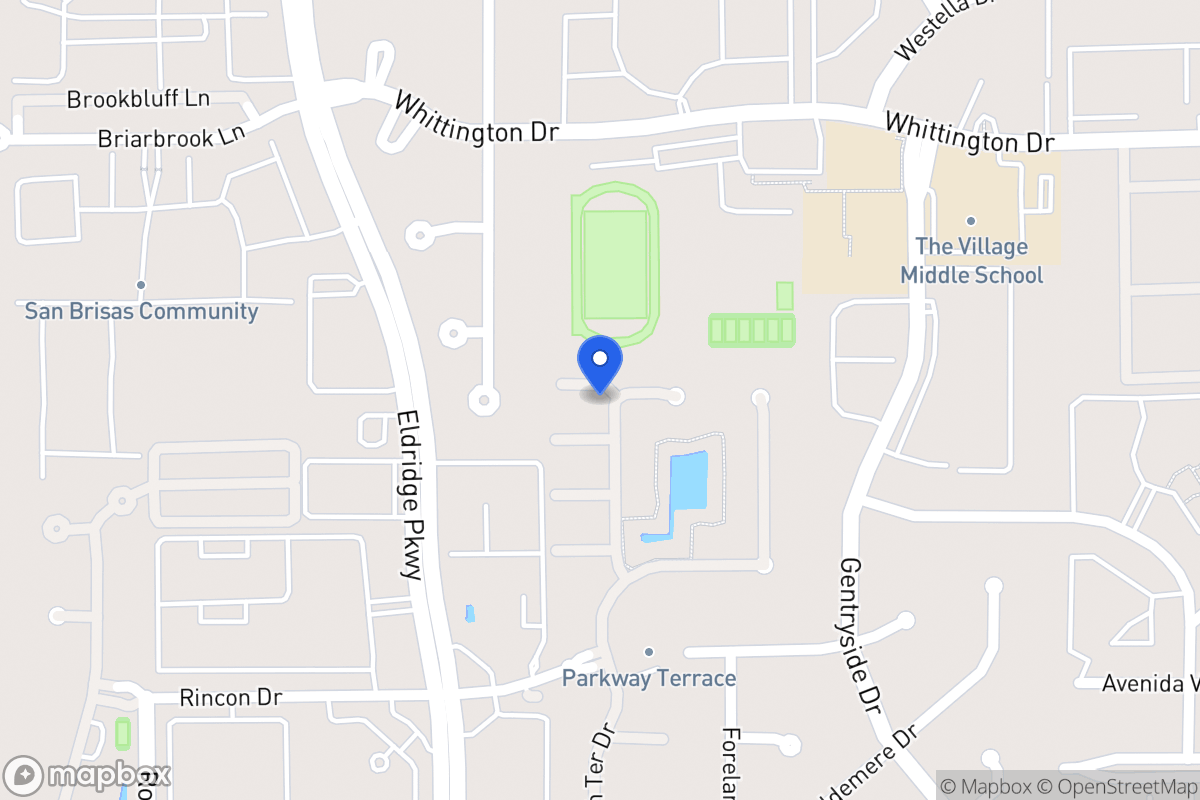 Map of 13205 Dartmoor Terrace Dr, Houston