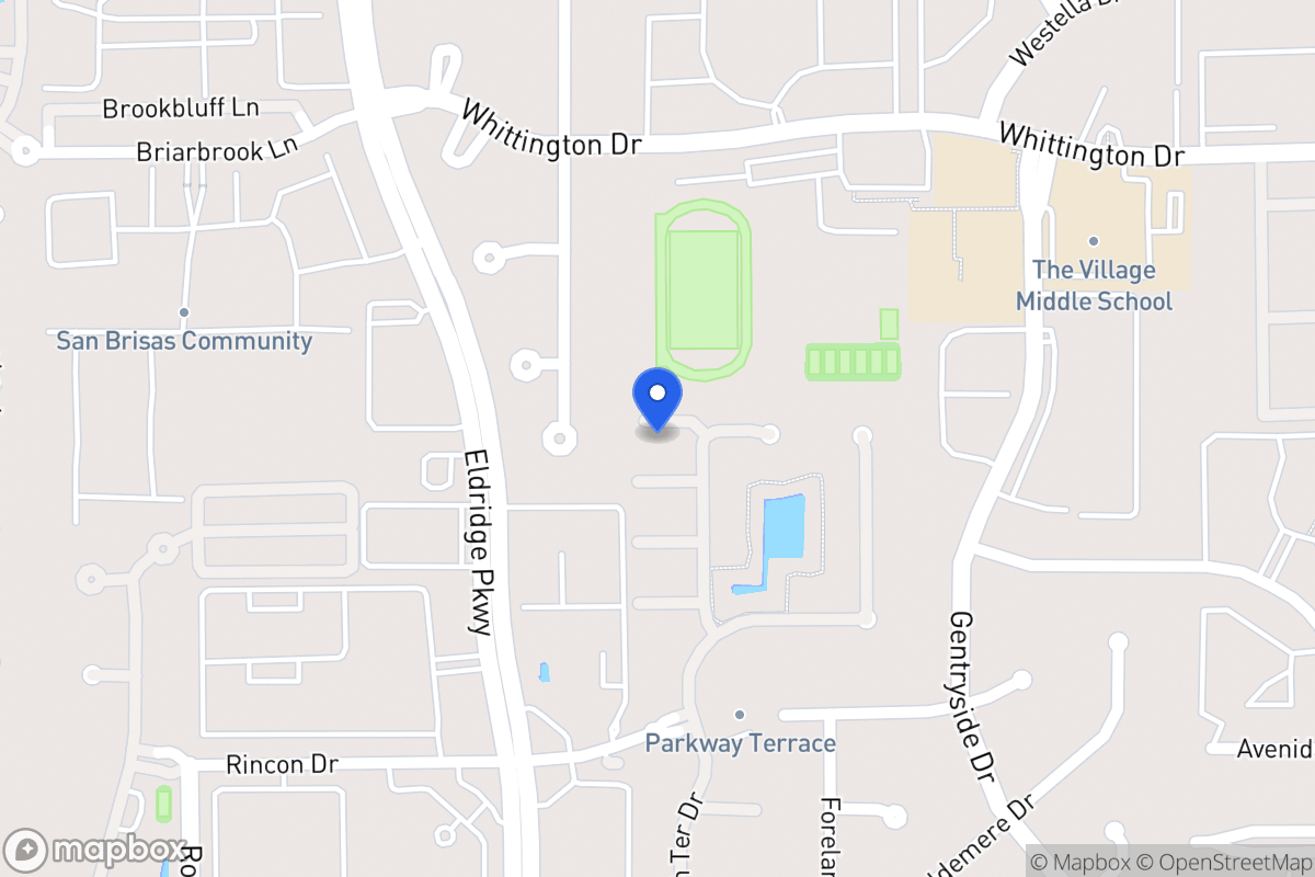 Map of 13213 Dartmoor Terrace Dr, Houston