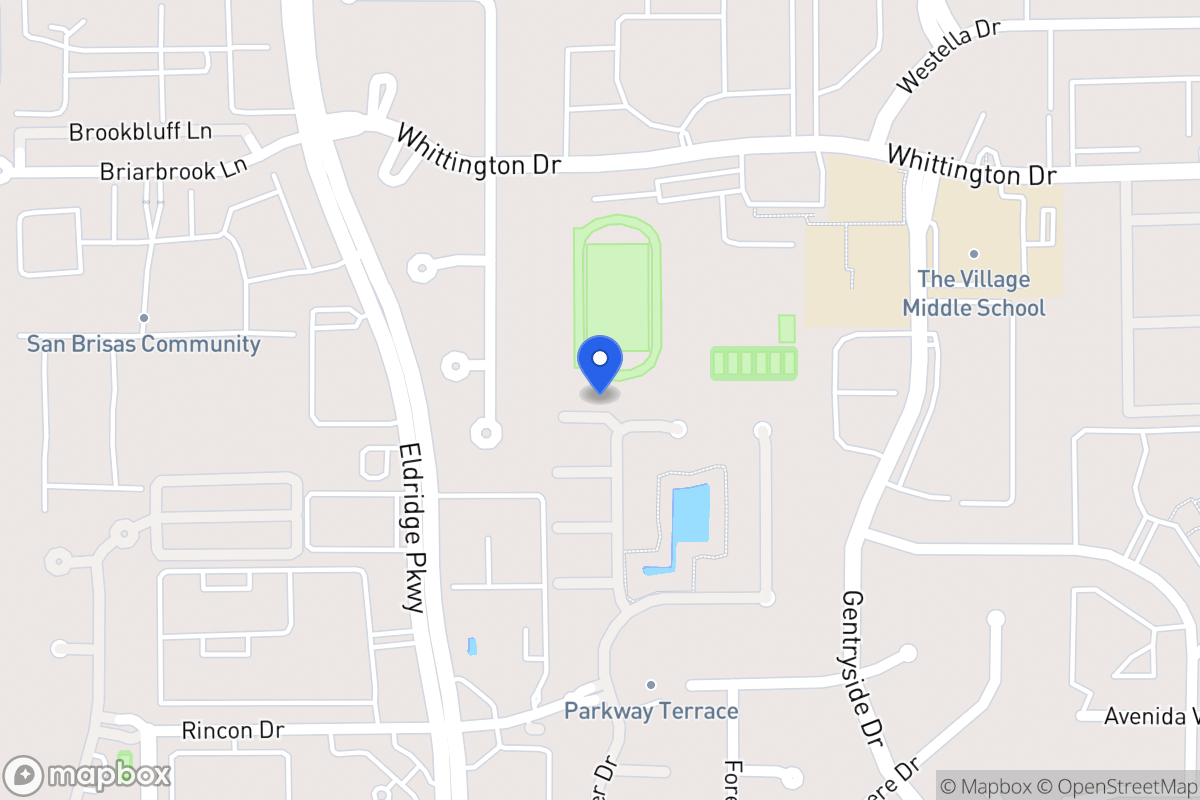 Map of 13208 Dartmoor Terrace Dr, Houston