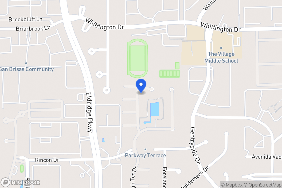 Map of 13125 Wornington Ct, Houston