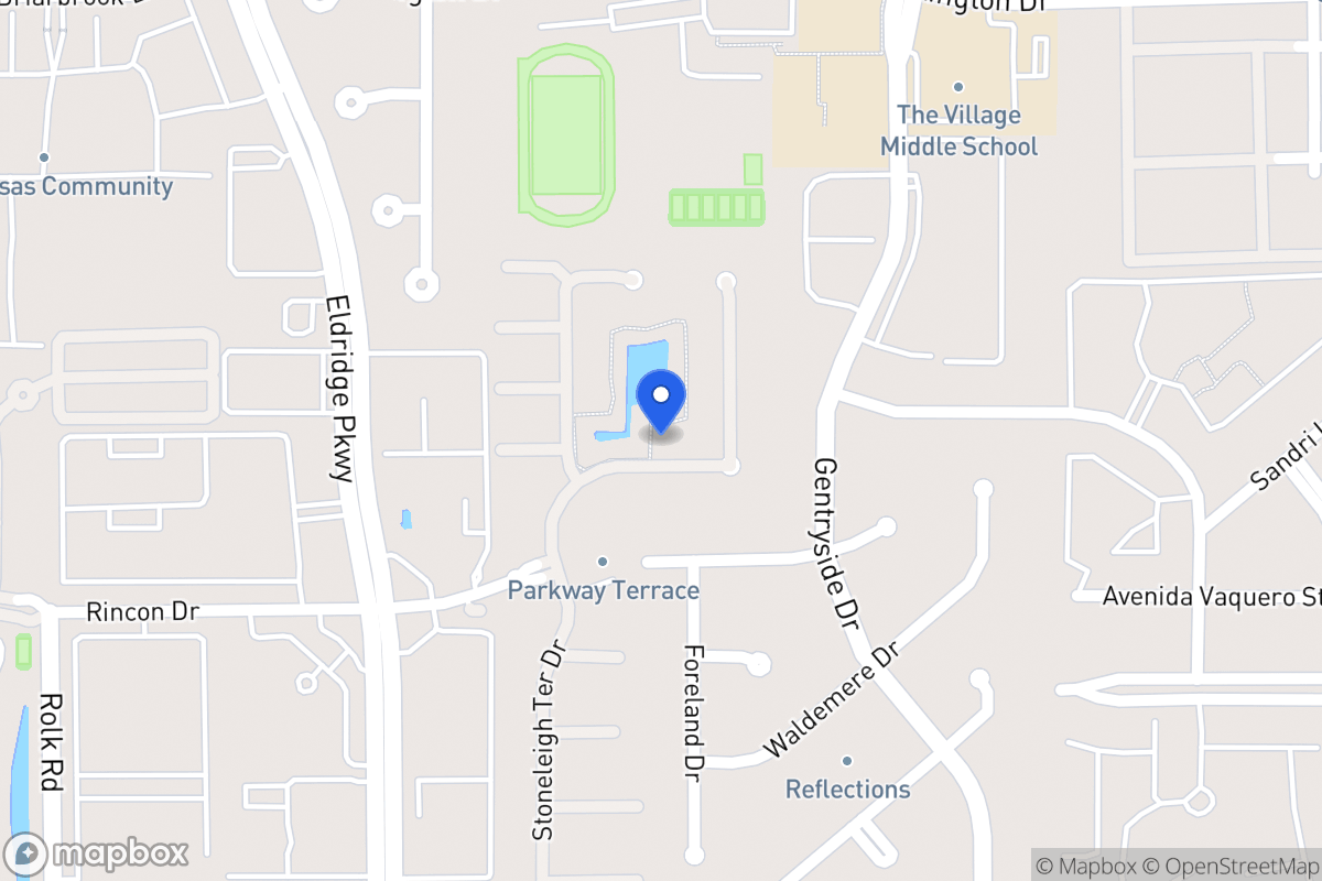 Map of 13120 Stoneleigh Terrace Dr, Houston