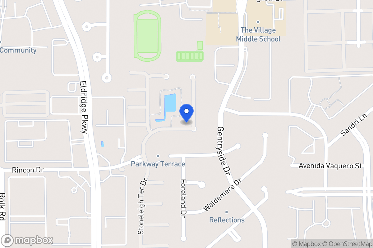 Map of 2120 Arrowood Glen Dr, Houston