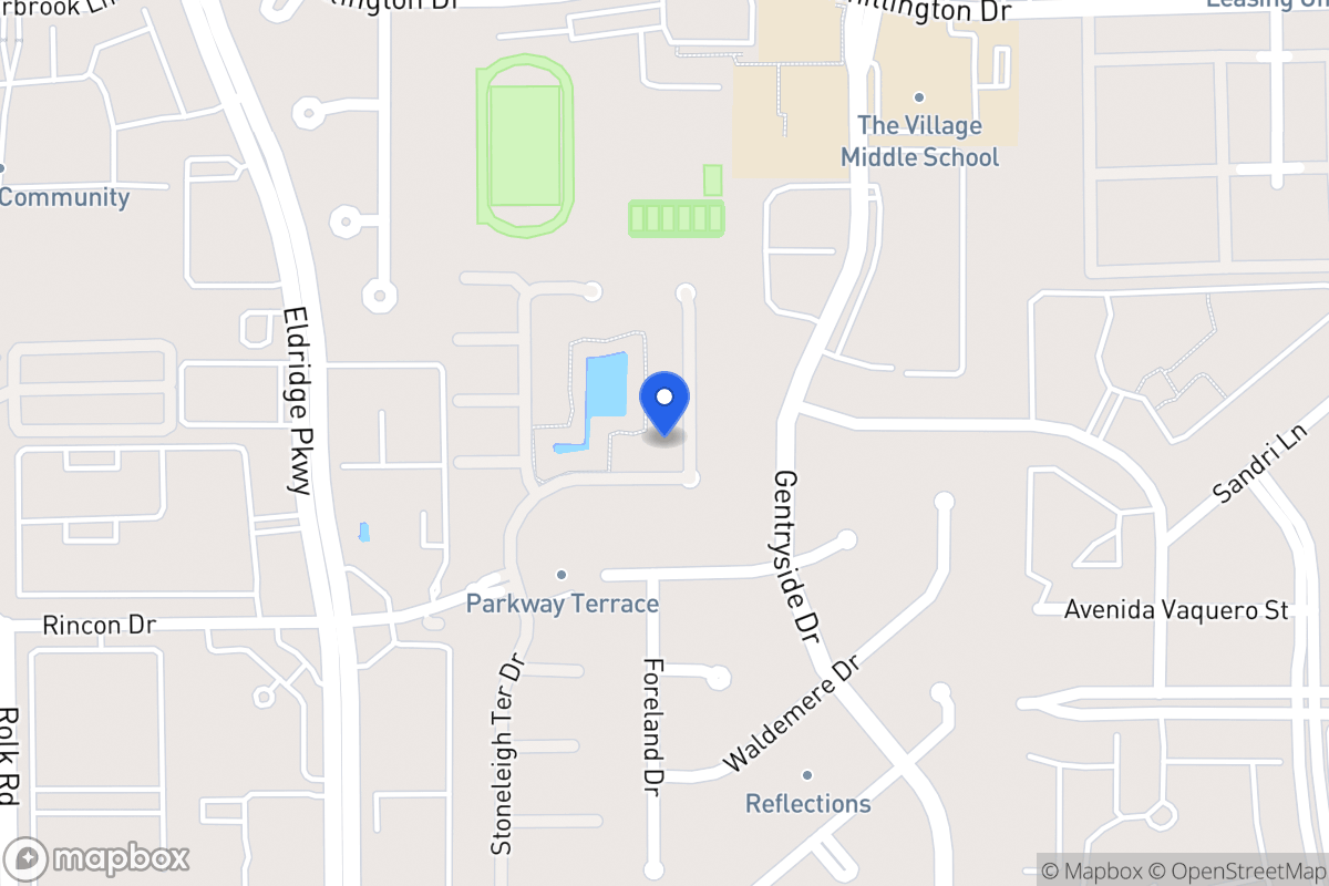 Map of 2116 Arrowood Glen Dr, Houston