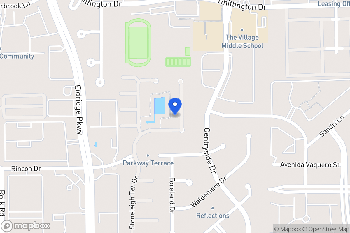Map of 2112 Arrowood Glen Dr, Houston