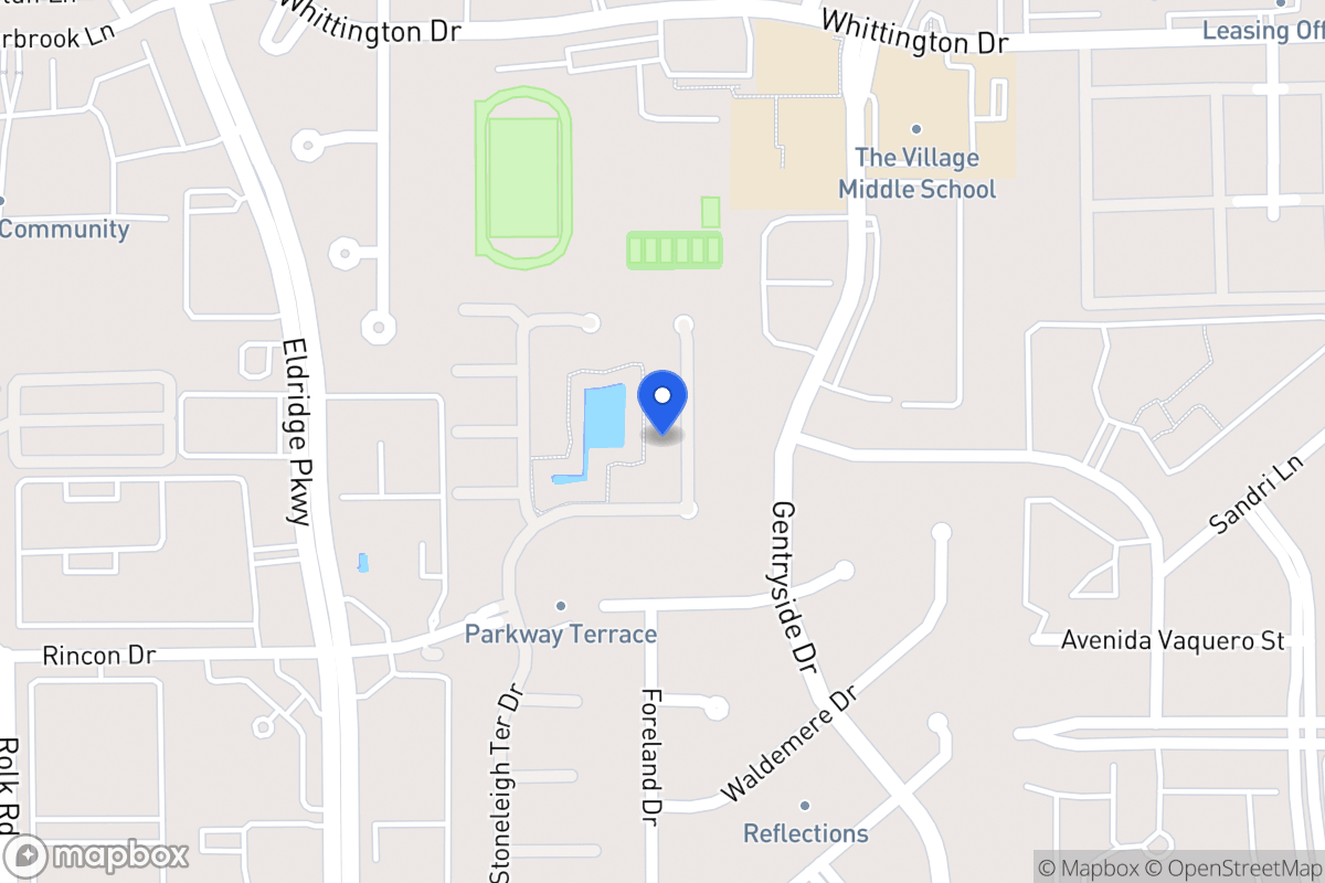 Map of 2108 Arrowood Glen Dr, Houston