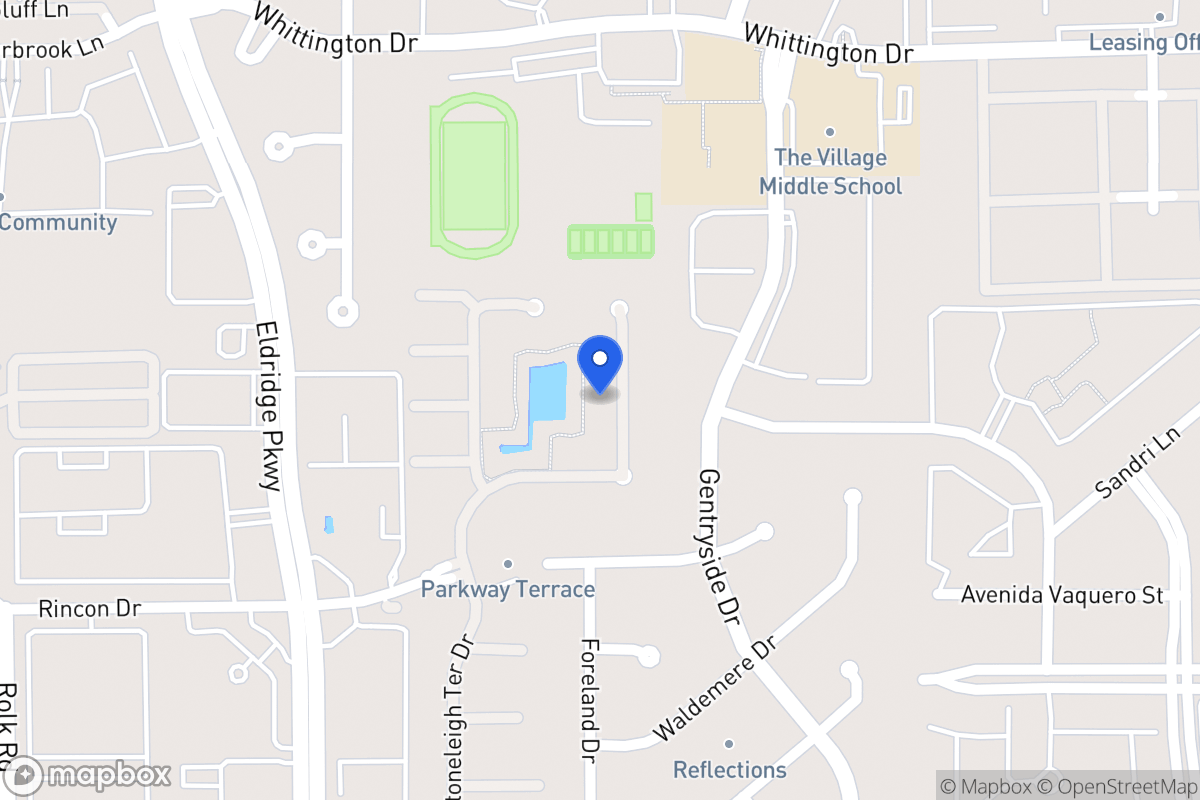 Map of 2104 Arrowood Glen Dr, Houston